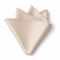 Silk Pocket Square – Champagne Beige | moggi fillier