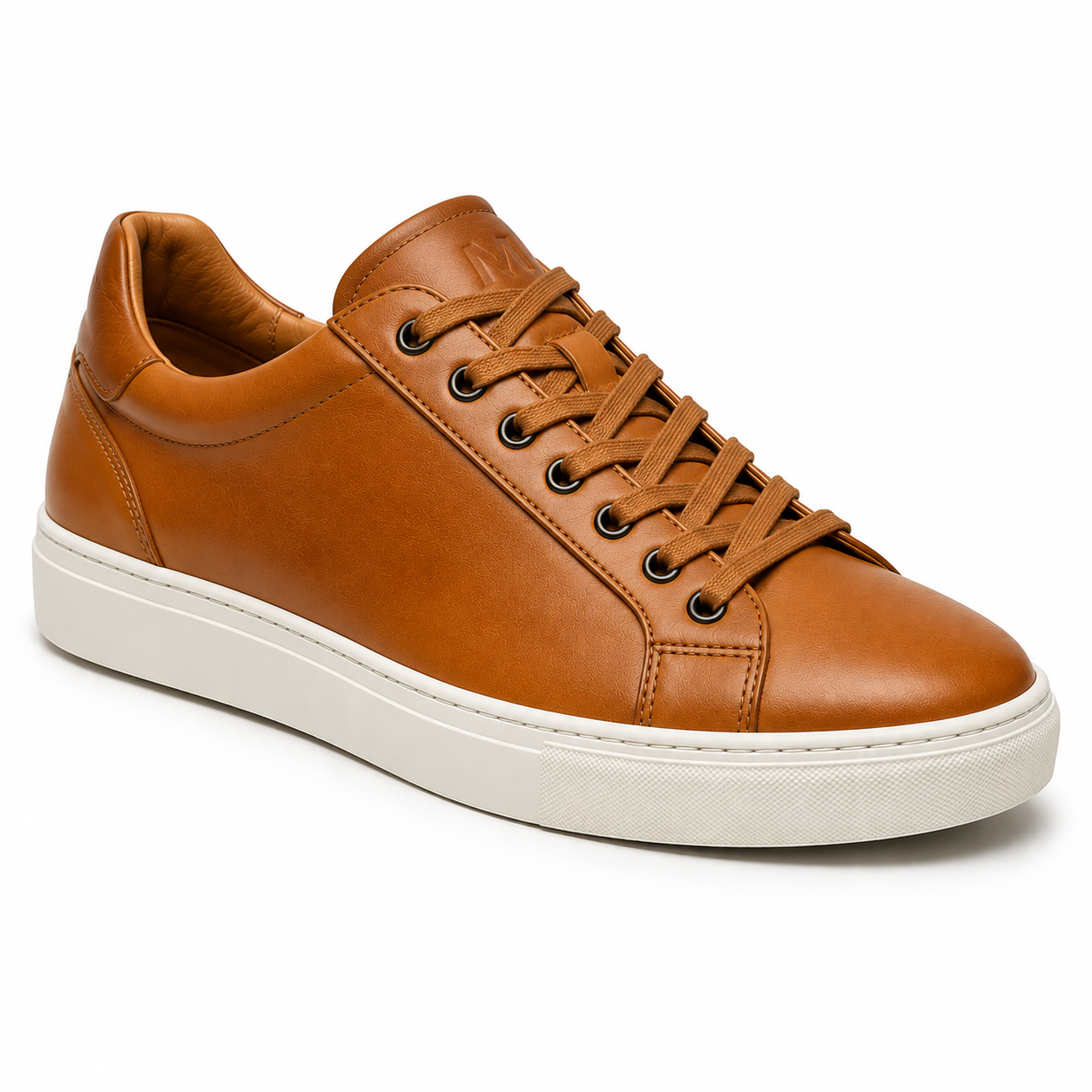 Heritage Leather Trainer – Caramel Tan | moggi fillier