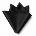Silk Pocket Square – Midnight Black | moggi fillier