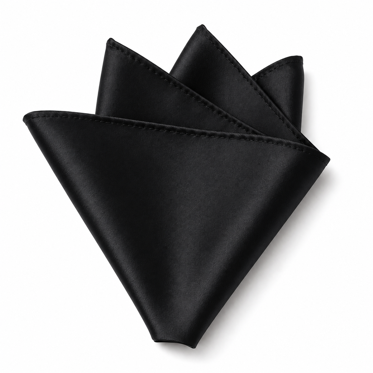 Silk Pocket Square – Midnight Black | moggi fillier