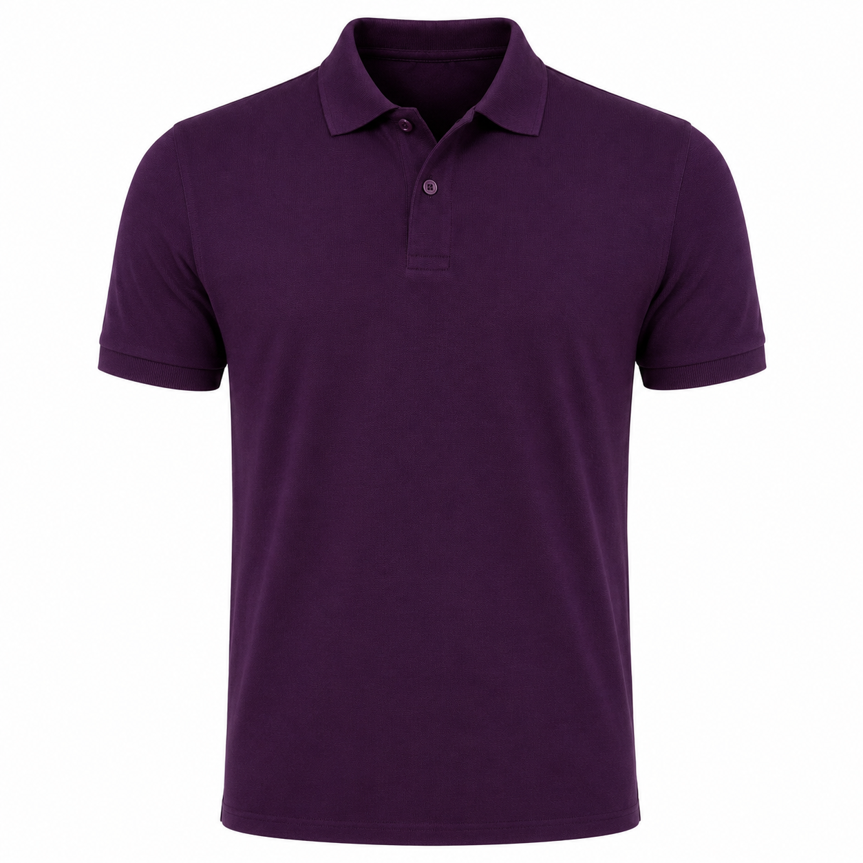 Premium Cotton Polo – Deep Plum | moggi fillier
